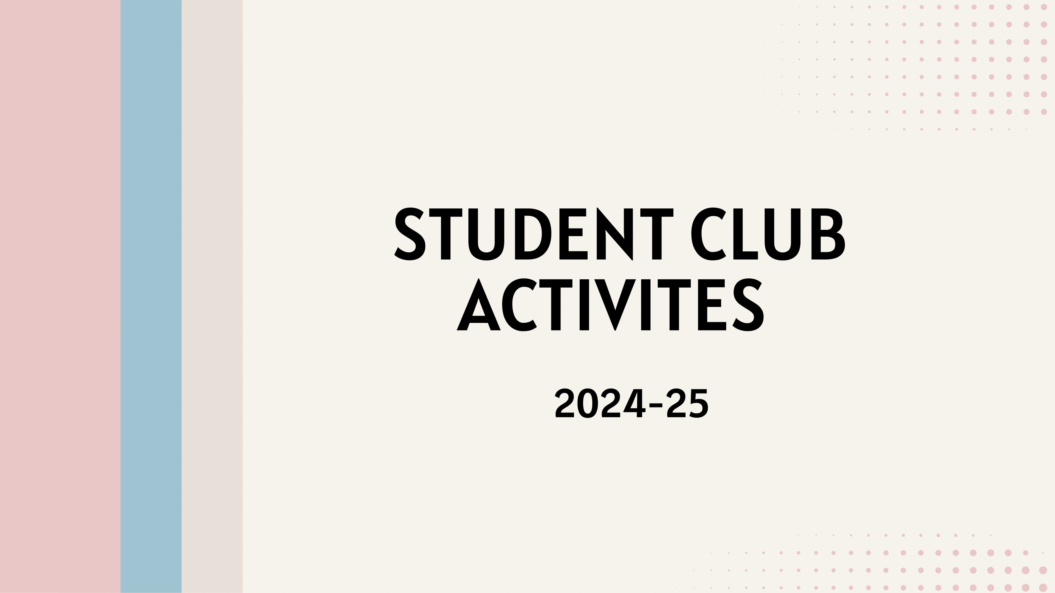 Student Club Activities